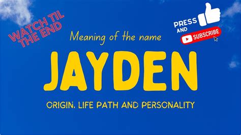 jayden signification islam|Ini Arti Nama Jayden Dalam Islam